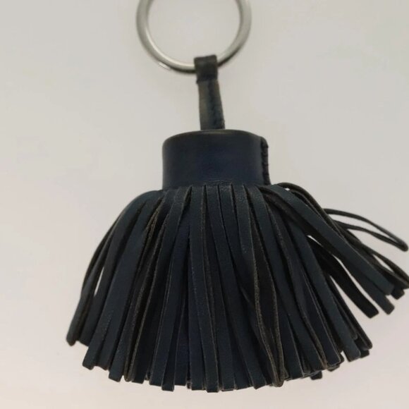 HERMES Carmen Charm Leather Navy Auth - Picture 2 of 6